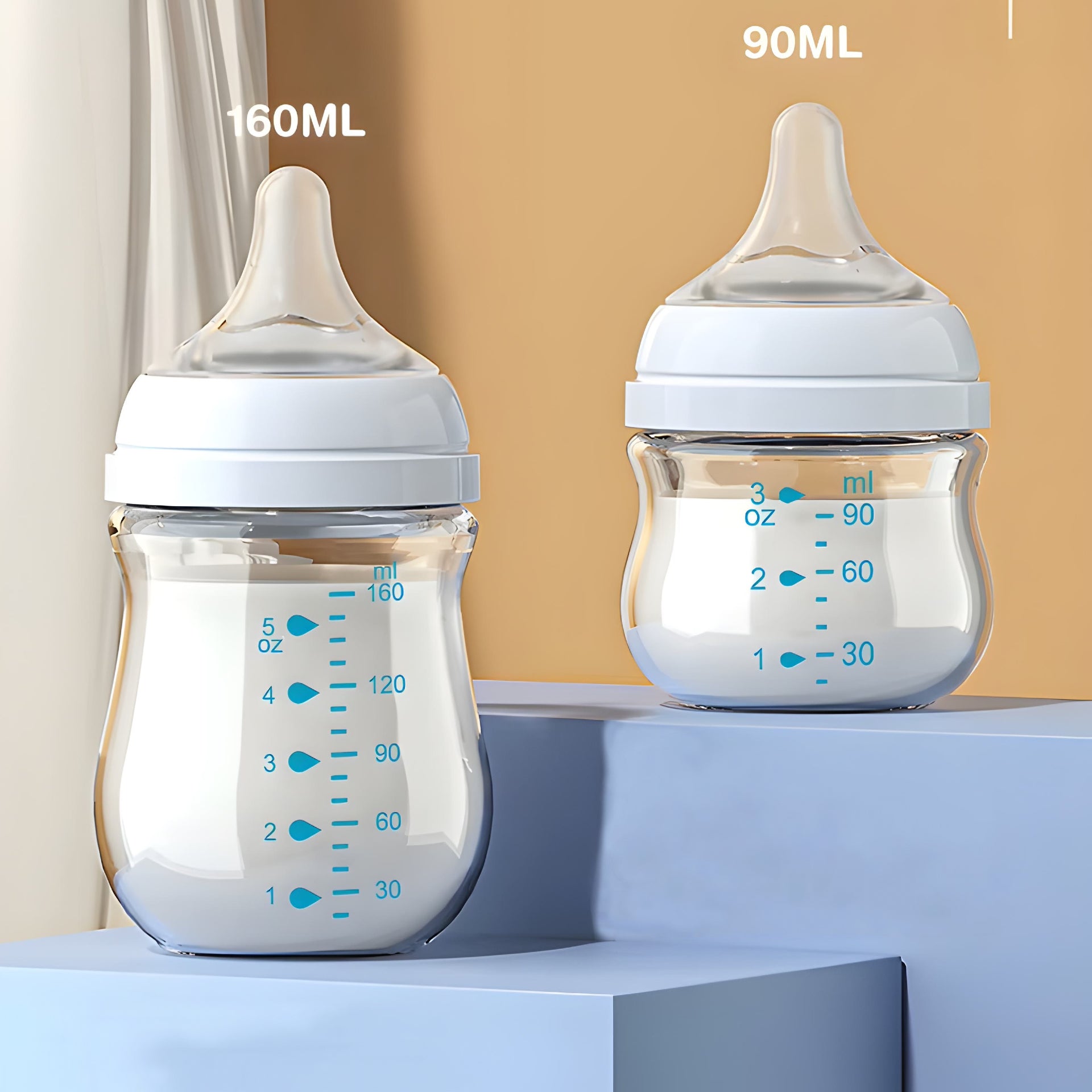 Tiny Treasure™ TinySip – Glass Baby Bottle