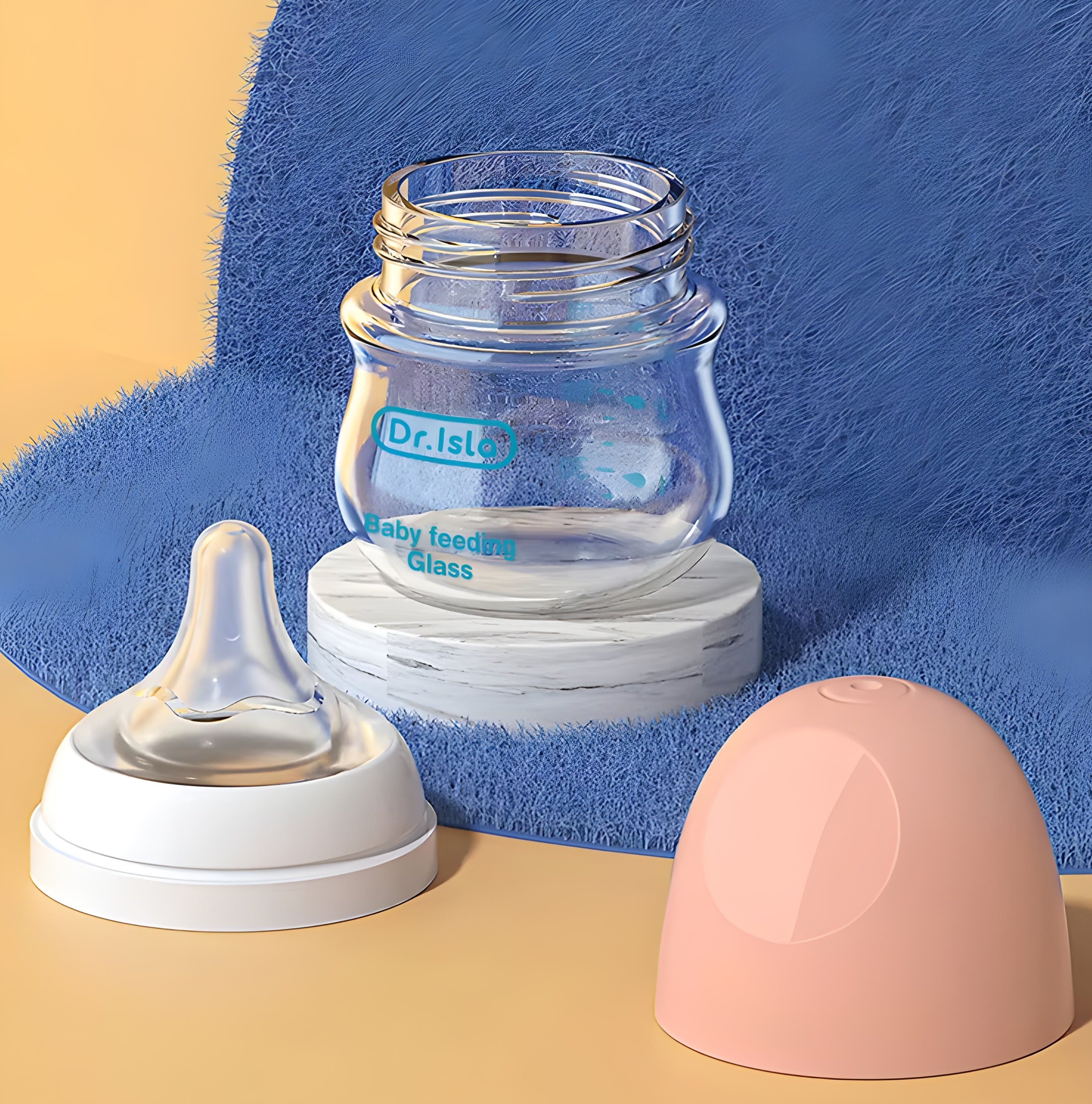 Tiny Treasure™  TinySip – Glass Baby Bottle